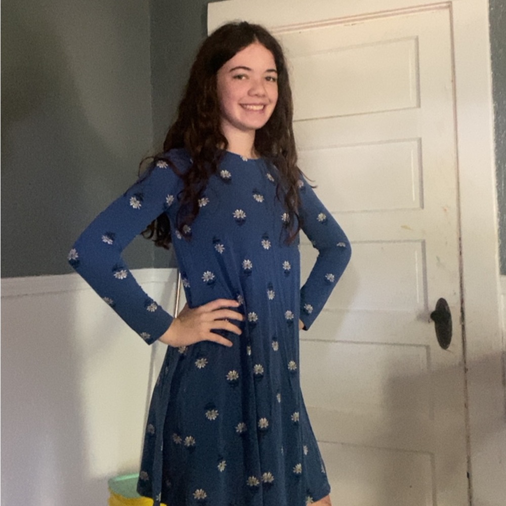 Floral dress 🩵